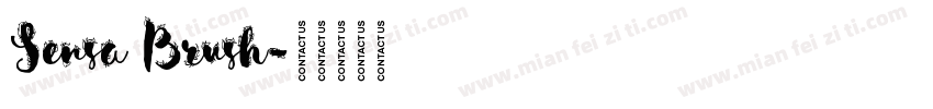 Sensa Brush字体转换